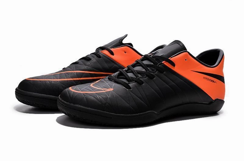 Nike Hypervenom Phelon II IC Indoor Soccer Shoes DB0016 Black Orange Nike Training Running Shoes