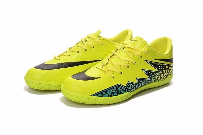 Nike Hypervenom Phelon II IC Soccer Shoes Volt Black Hyper Turquoise Nike Journey Run Running Shoes