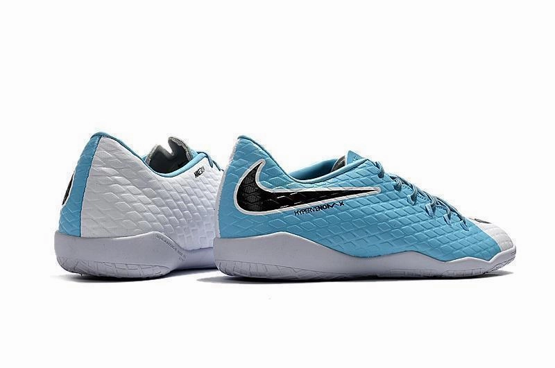 Finish Line Nike Shoes Nike Hypervenom Phelon III IC Soccer Shoes Sky Blue White Black