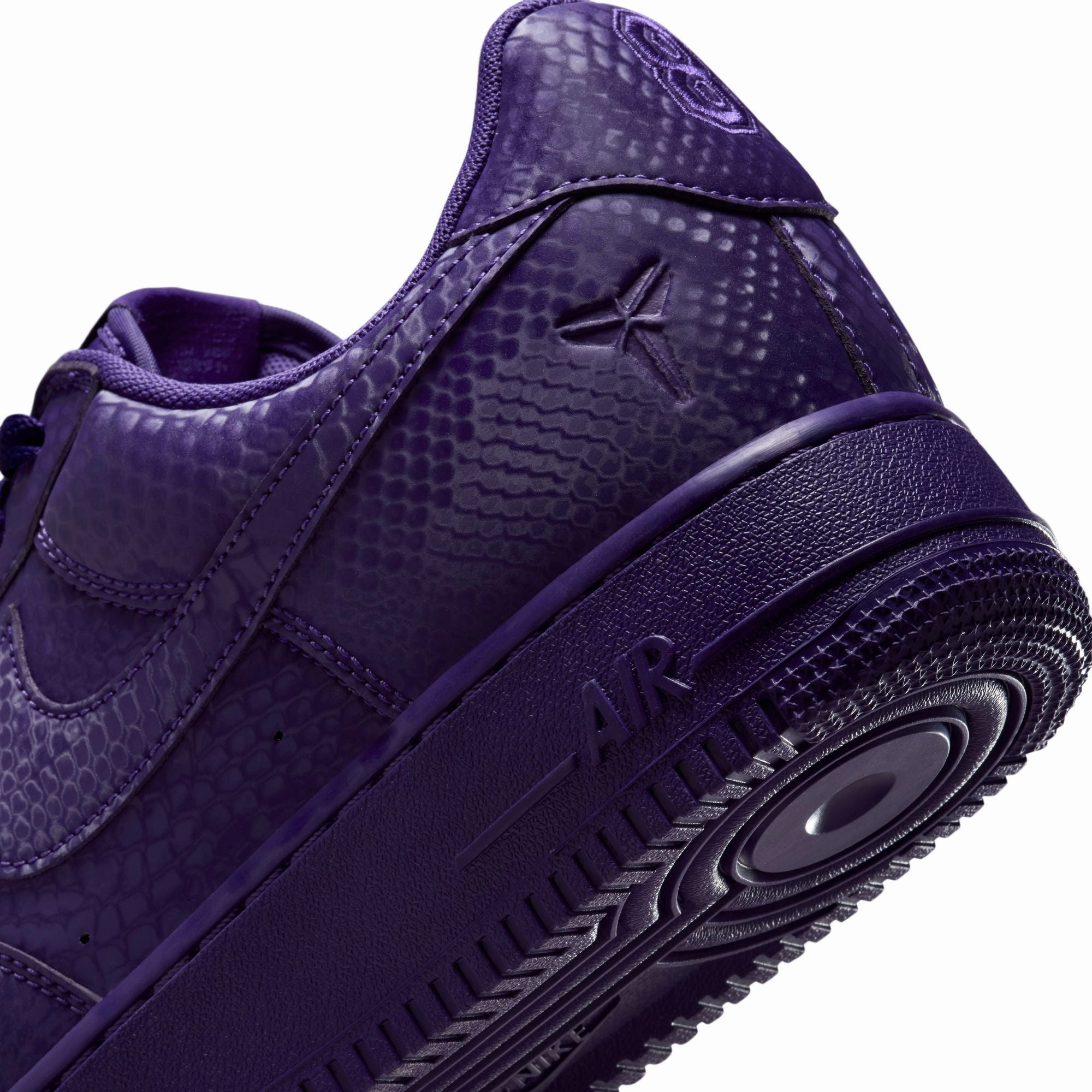 Nike Kobe Air Force 1 Low Men's Shoes Color: Court Purple/court Purple IB0018-500 Summer Nike Shoes