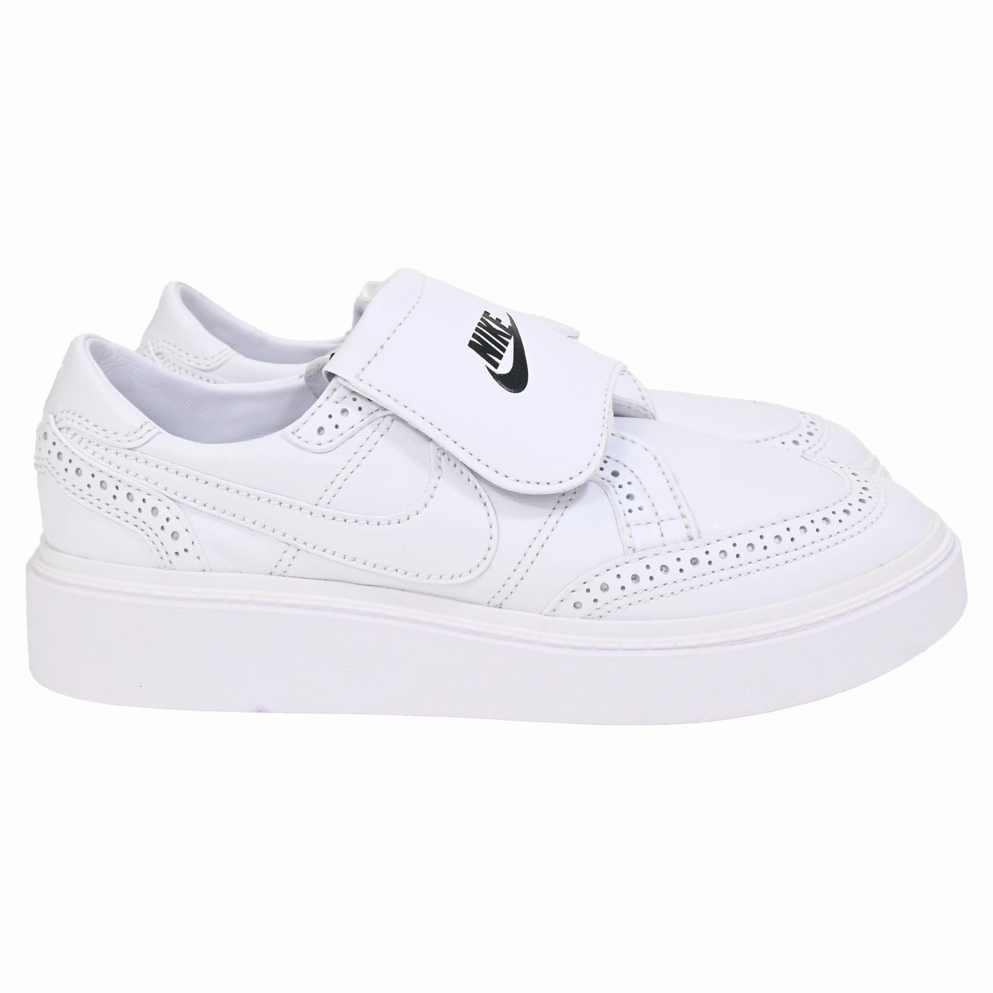 Nike Kwondo 1 G-Dragon Peaceminusone Triple Sneakers in White Leather Nike Slide Shoes