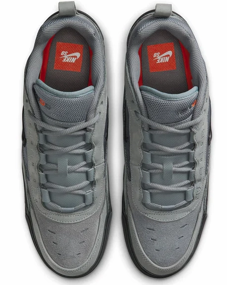 Nike SB - Air Max Ishod ISO Shoes | Cool Grey Black Nike Shoe Tag