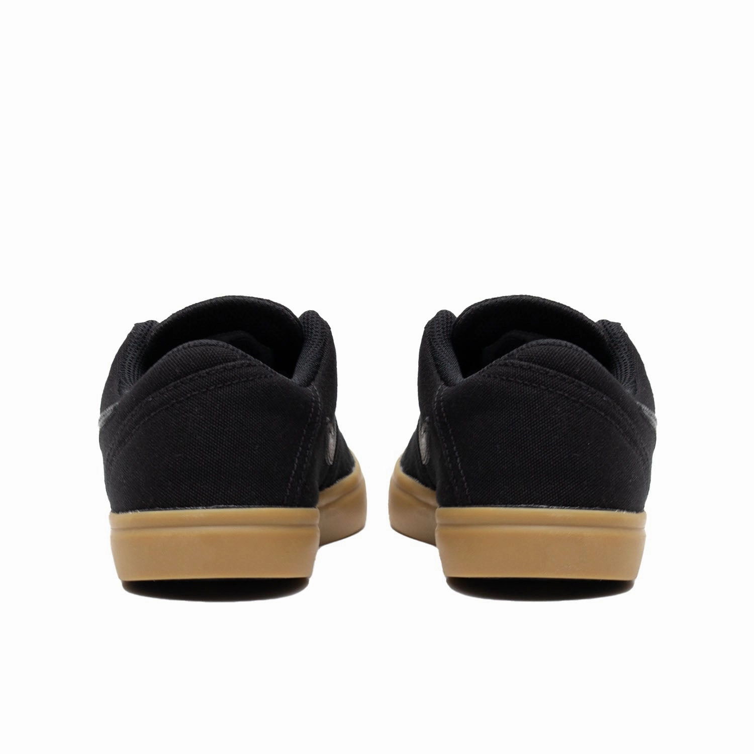 Nike SB - Check Canvas (Grade School) Black / White / Gum Light Brown 905373-006 Lebron James Nike Shoes