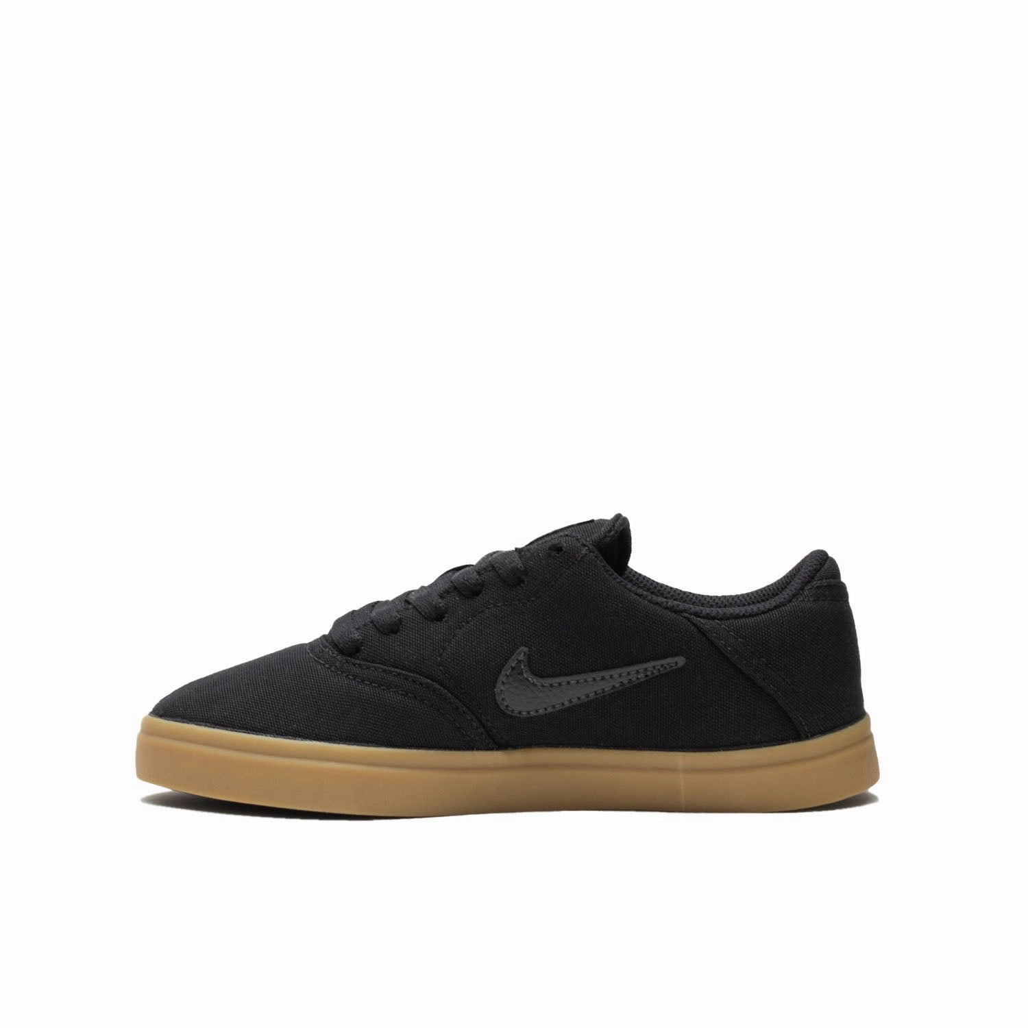 Nike SB - Check Canvas (Grade School) Black / White / Gum Light Brown 905373-006 Nike Turf Football Shoes