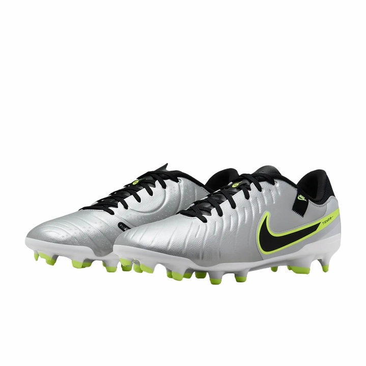 Scottie Scheffler Nike Shoes Nike scarpa da calcio da uomo Legend 10 Academy FG/MG DV4337-001 argento-nero