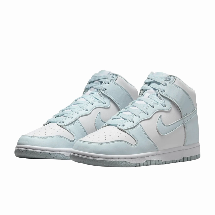 Nike Shoes For Teenager Nike scarpa sneakers alta da donna Dunk High NN FV5960-100 bianco-azzurro glaciale