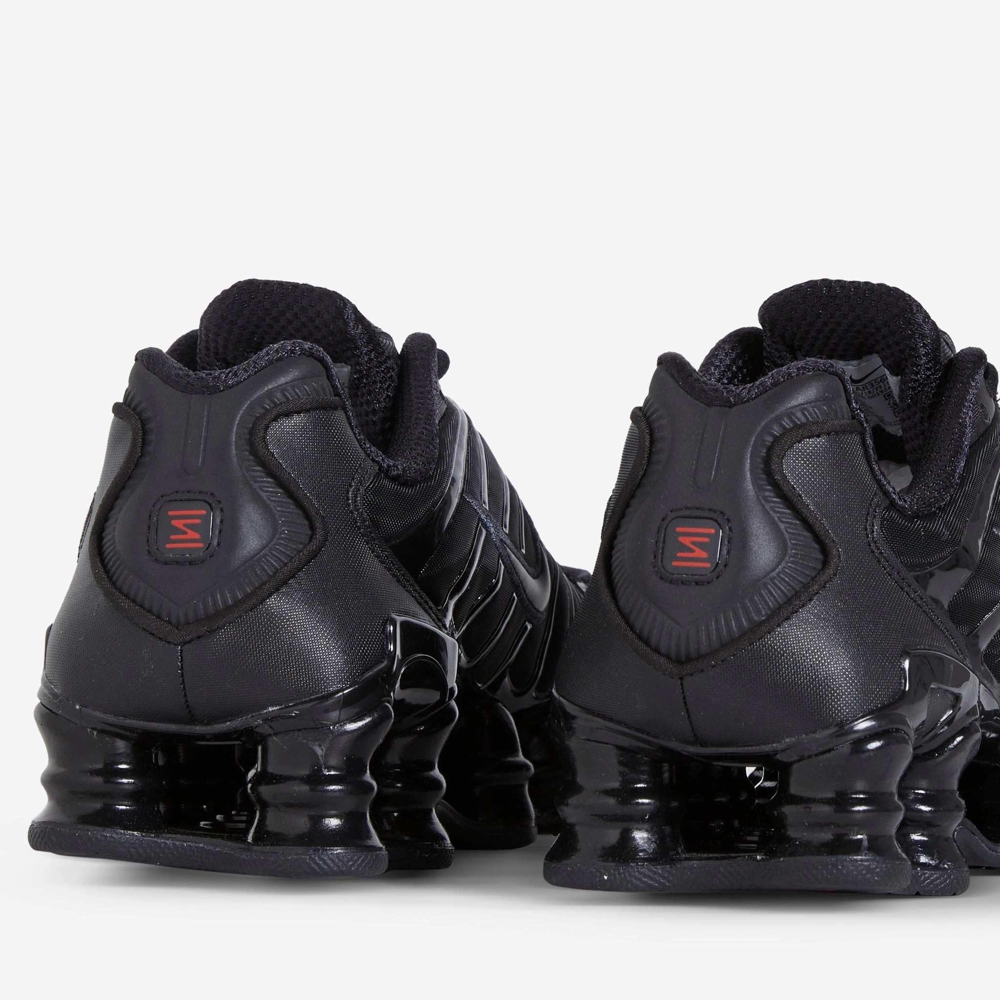Women's Shox TL Black | Black | MTLC Hematite | Max Orange Nike Running Distance Shoes