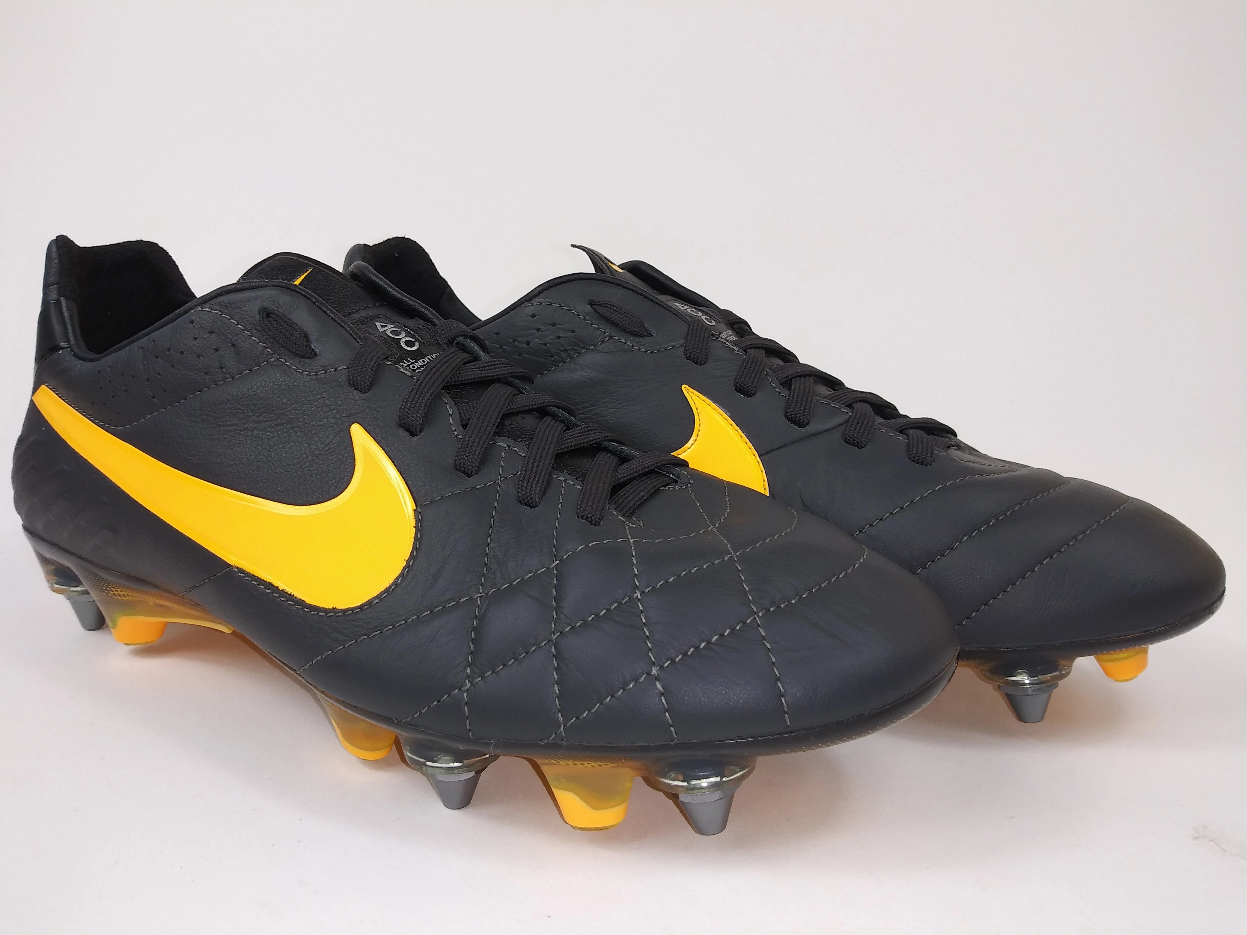 Nike Tiempo Legend IV SG-PRO Black Orange (Made in Italy) Nike Legacy Shoes