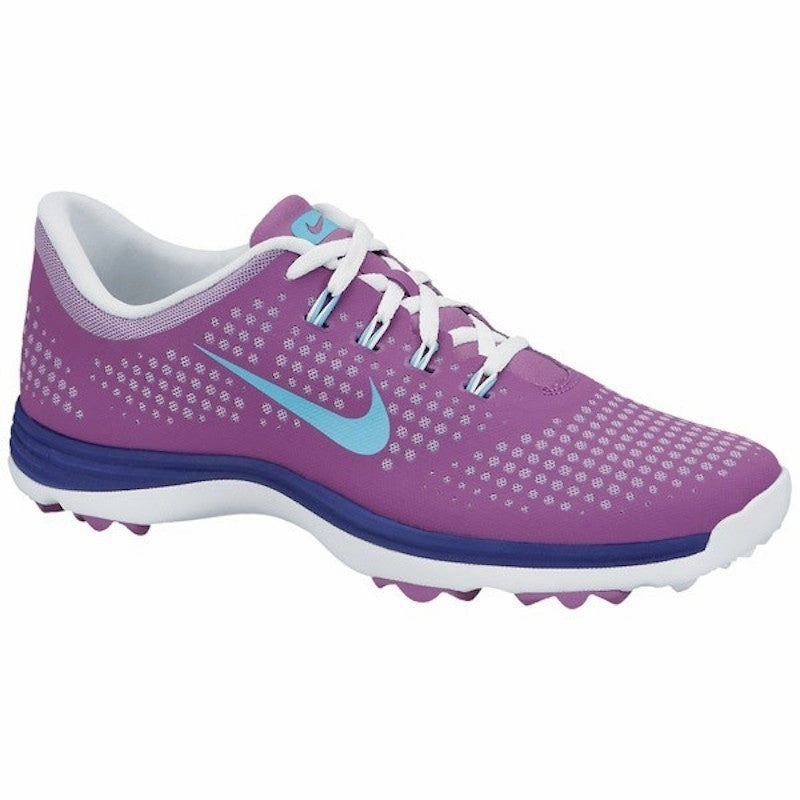 Nike Women's Lunar Empress Noble Violet/ Deep Blue/ Light Blue Golf Shoes                                              by Nike                                          Comfortable shoenike golf shoes Nike Foam Recovery Shoe