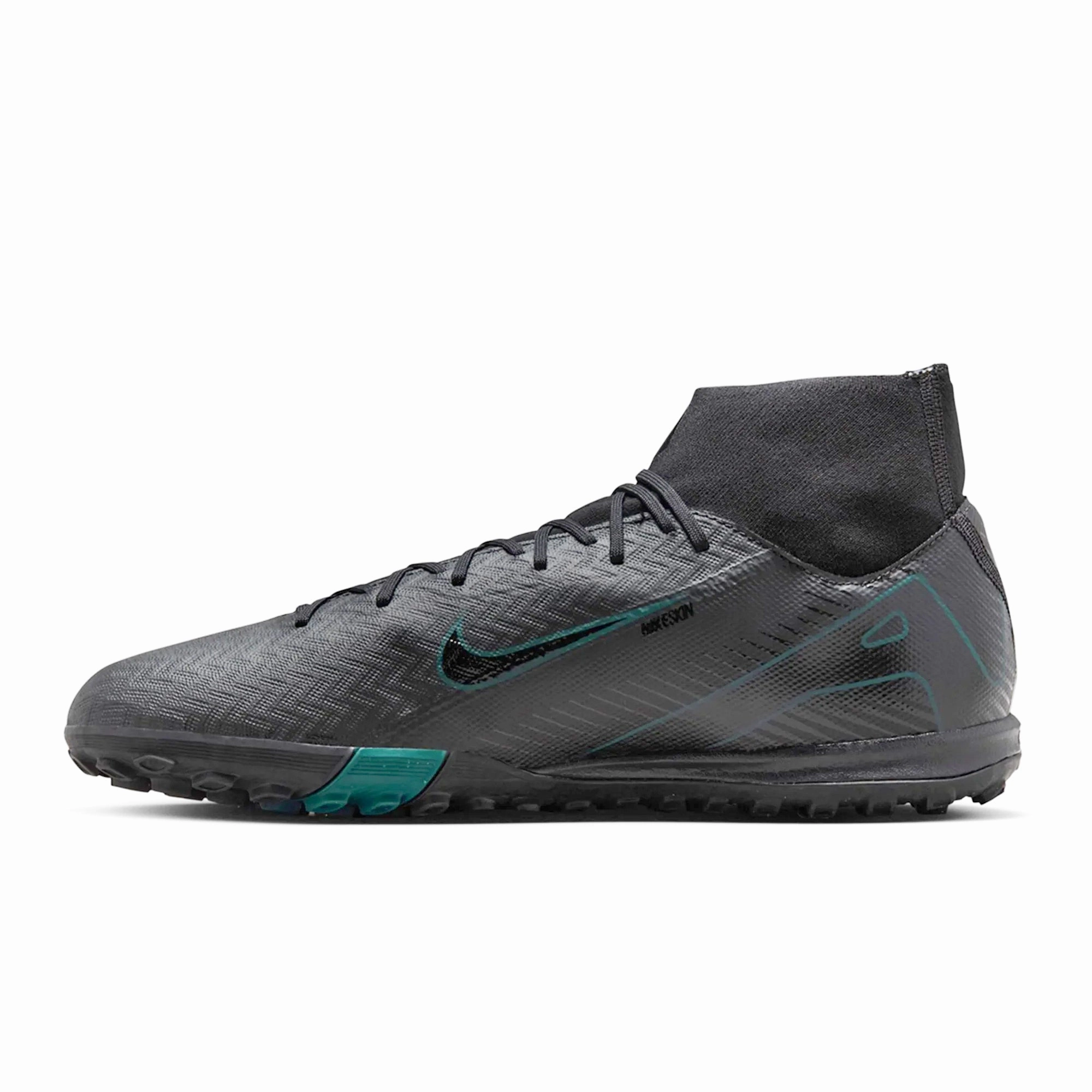 Nike Zoom Superfly 10 Academy Turf Soccer Shoes (Black/Deep Jungle) Cool Nike Shoes