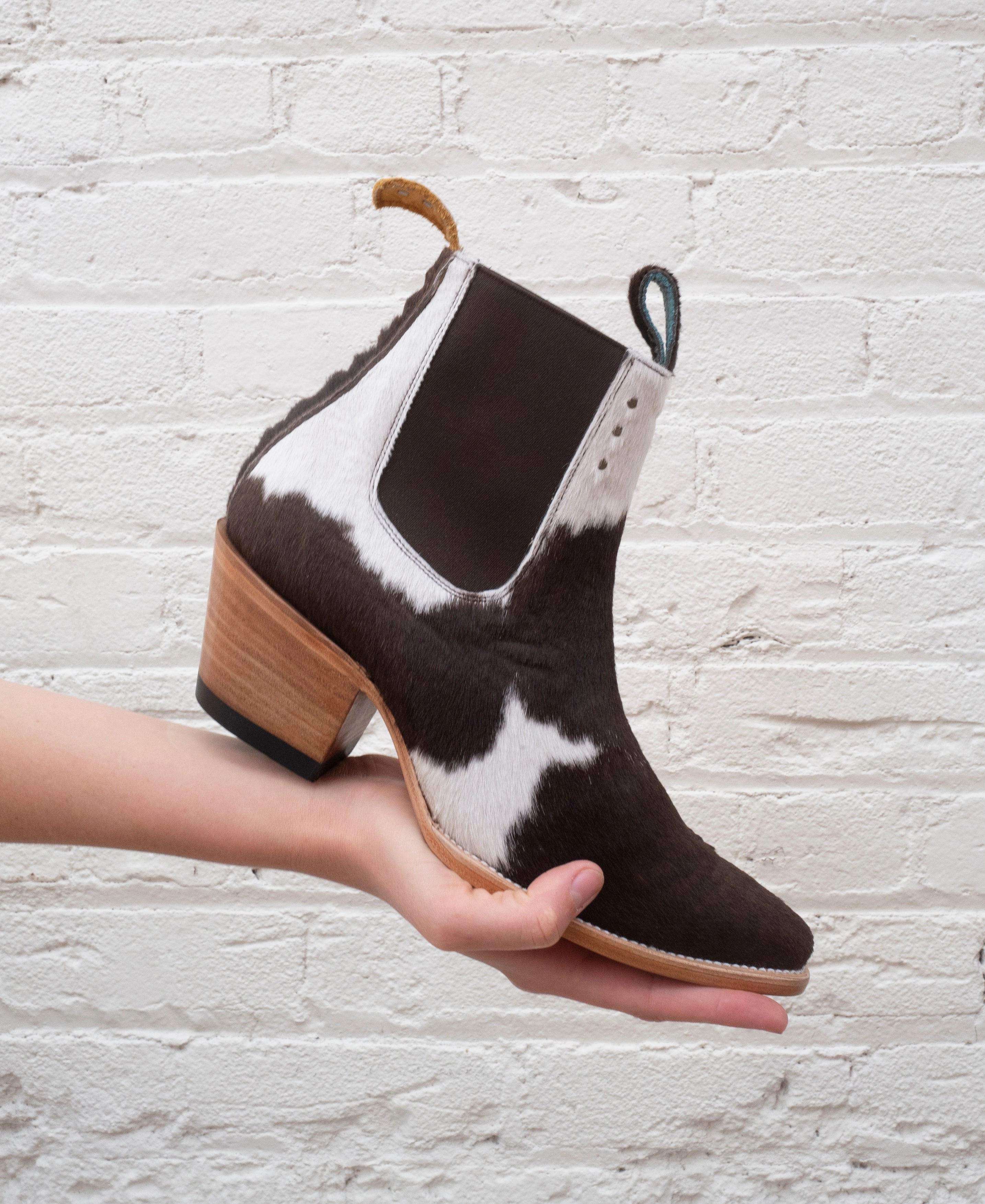 Chelsea Boots 44 No.1001 FREEWAY chelsea boot Multi Tan   White Fur MEN