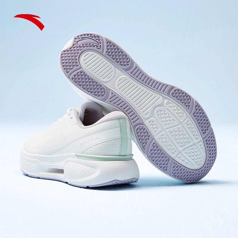 ANTA Women EBUFFER Cross-Training Shoes 1225B7718-2 -White/Purple Designer Rain Boots Sale