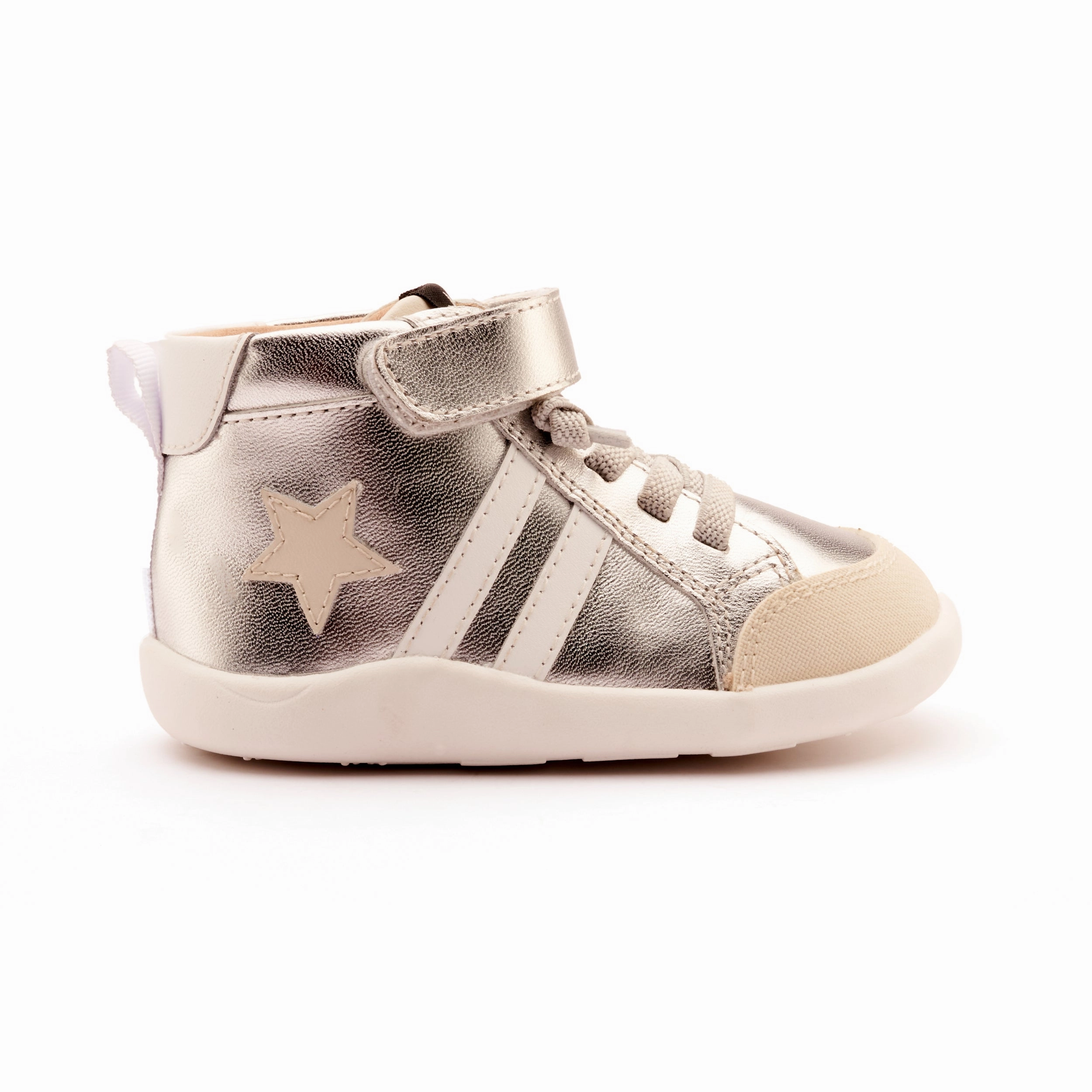 Combat Snow Boots Old Soles Boy's and Girl's BossGround Casual Shoes - Silver / Sporco / Snow