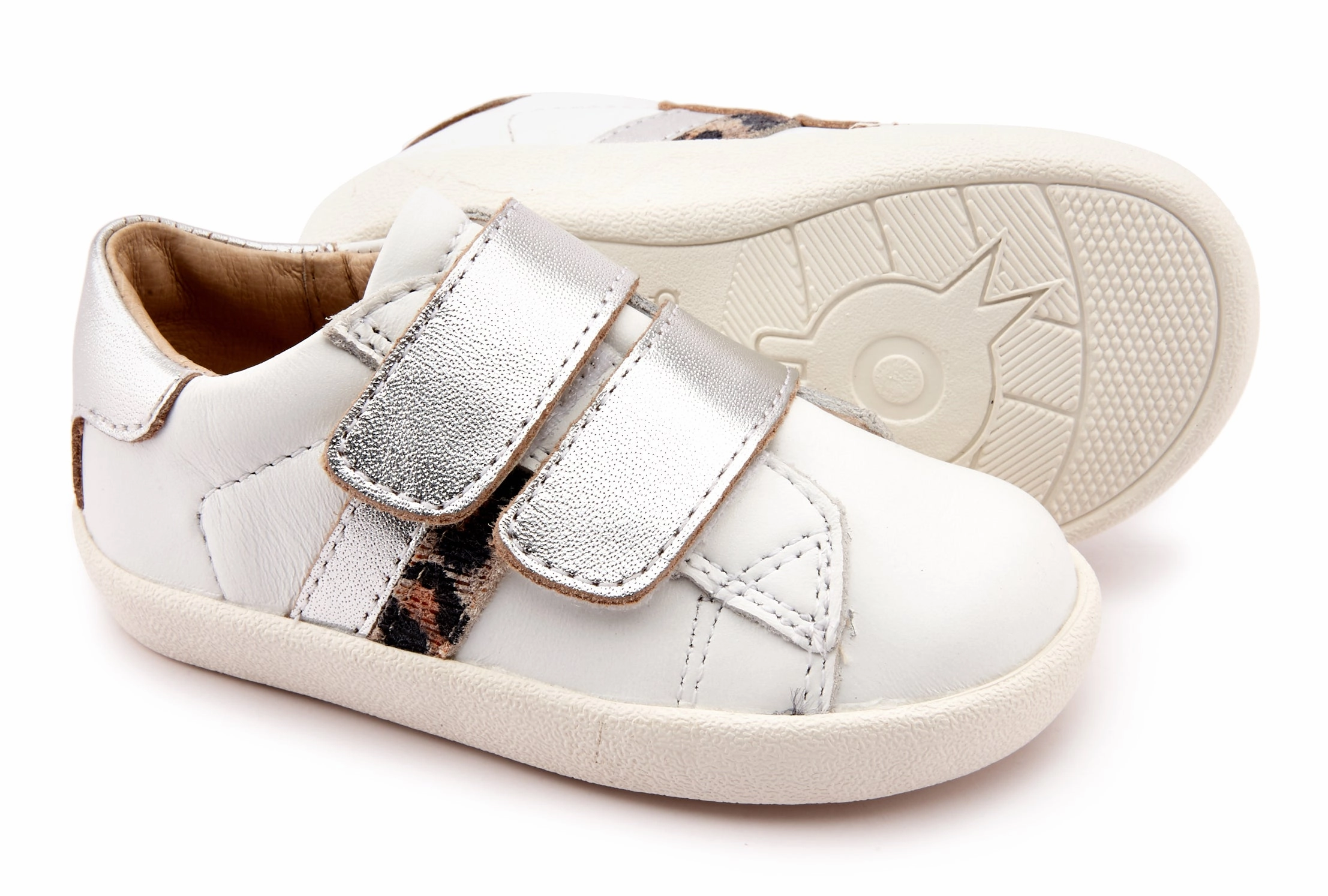 Old Soles Girl's 5068 Sport Glam Sneakers - Snow/Silver/Kitten Snow Boots For Toddlers Size 11