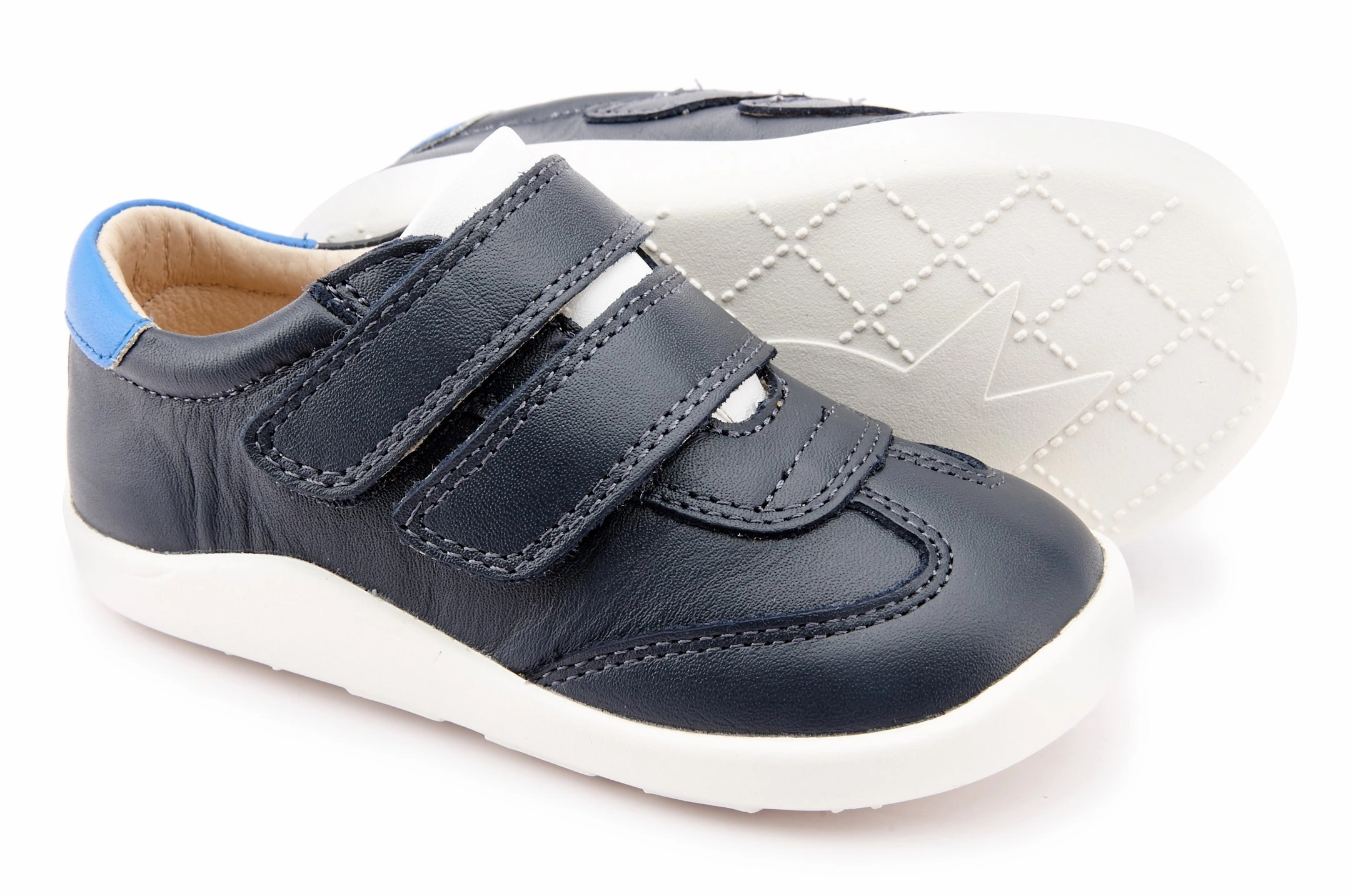 Old Soles Girl's 8012 Path Way Shoes - Navy/Snow/Neon Blue Snow Boots Low Price