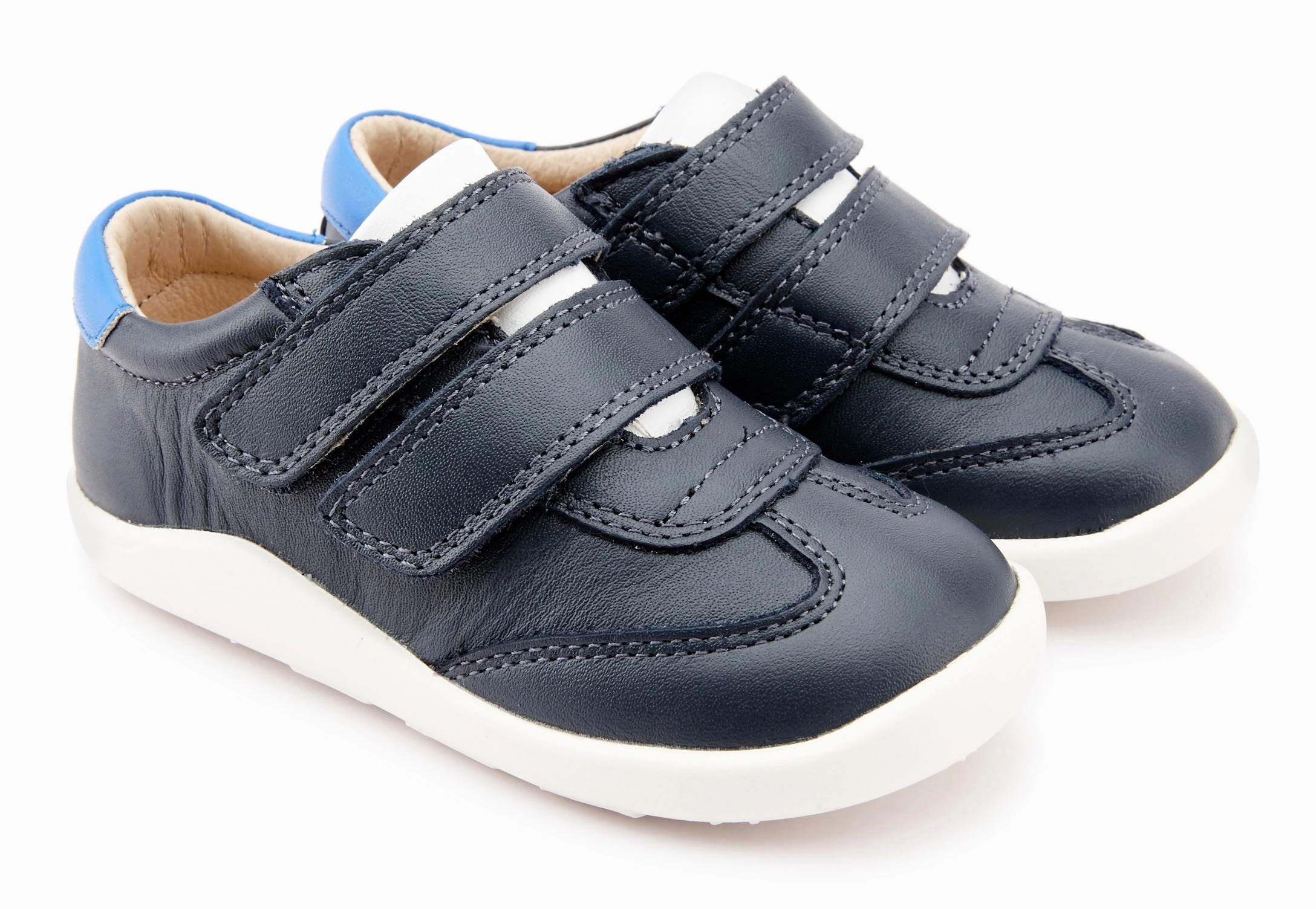 Dog Snow Suit With Boots Old Soles Girl's 8012 Path Way Shoes - Navy/Snow/Neon Blue