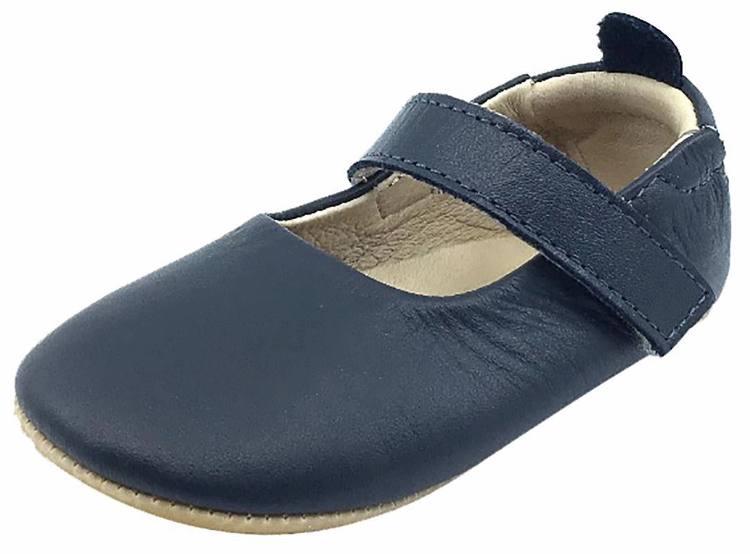 Old Soles Girl's Gabrielle Navy Blue Soft Leather Mary Jane Crib Walker Baby Shoes Women's Green Mary Jane Shoes