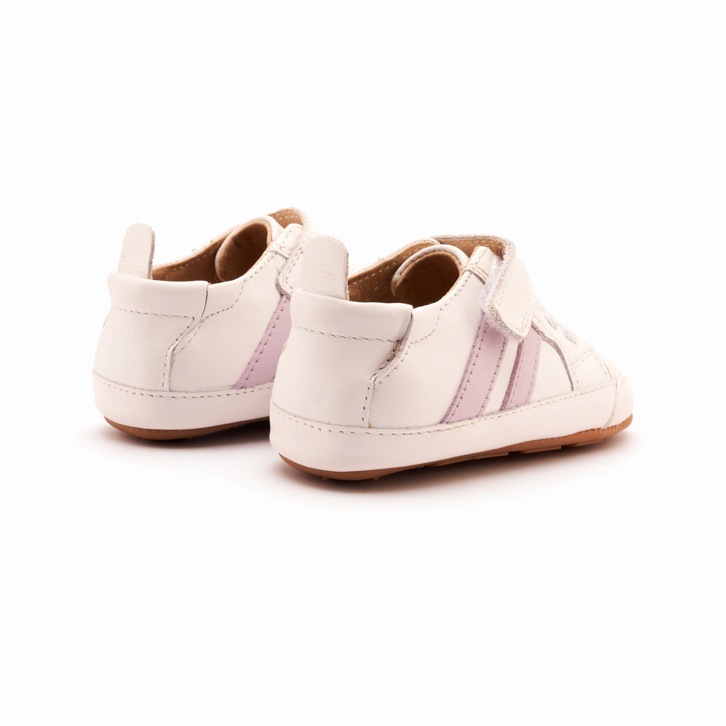 Toddlers Snow Boots Old Soles Girl's Low Roller Casual Shoes - Snow / Lilium