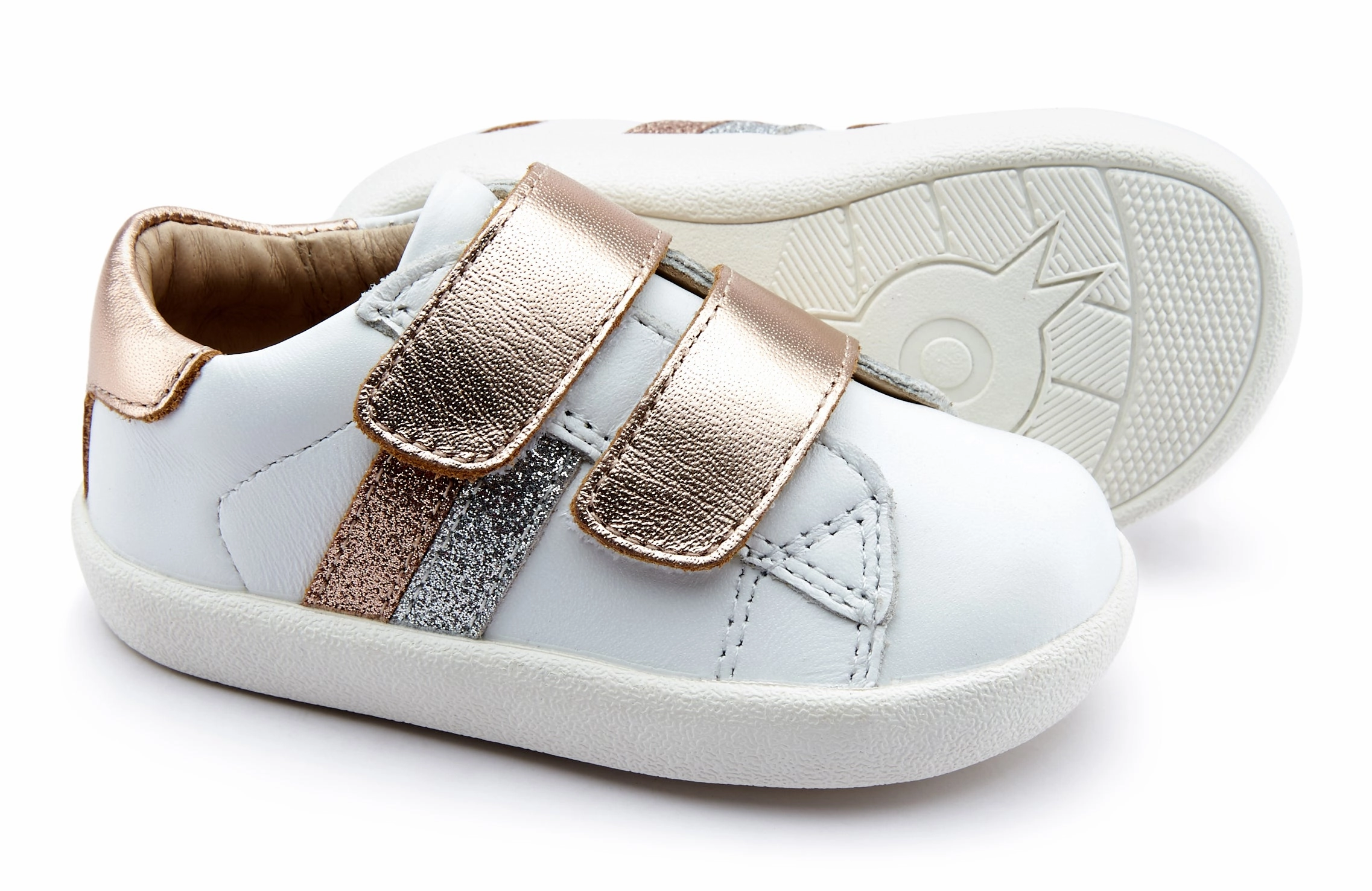 Baffin Technology Snow Boots Old Soles Girl's Sport Glam Shoes, Snow/Copper/Glam Copper/Glam Argent