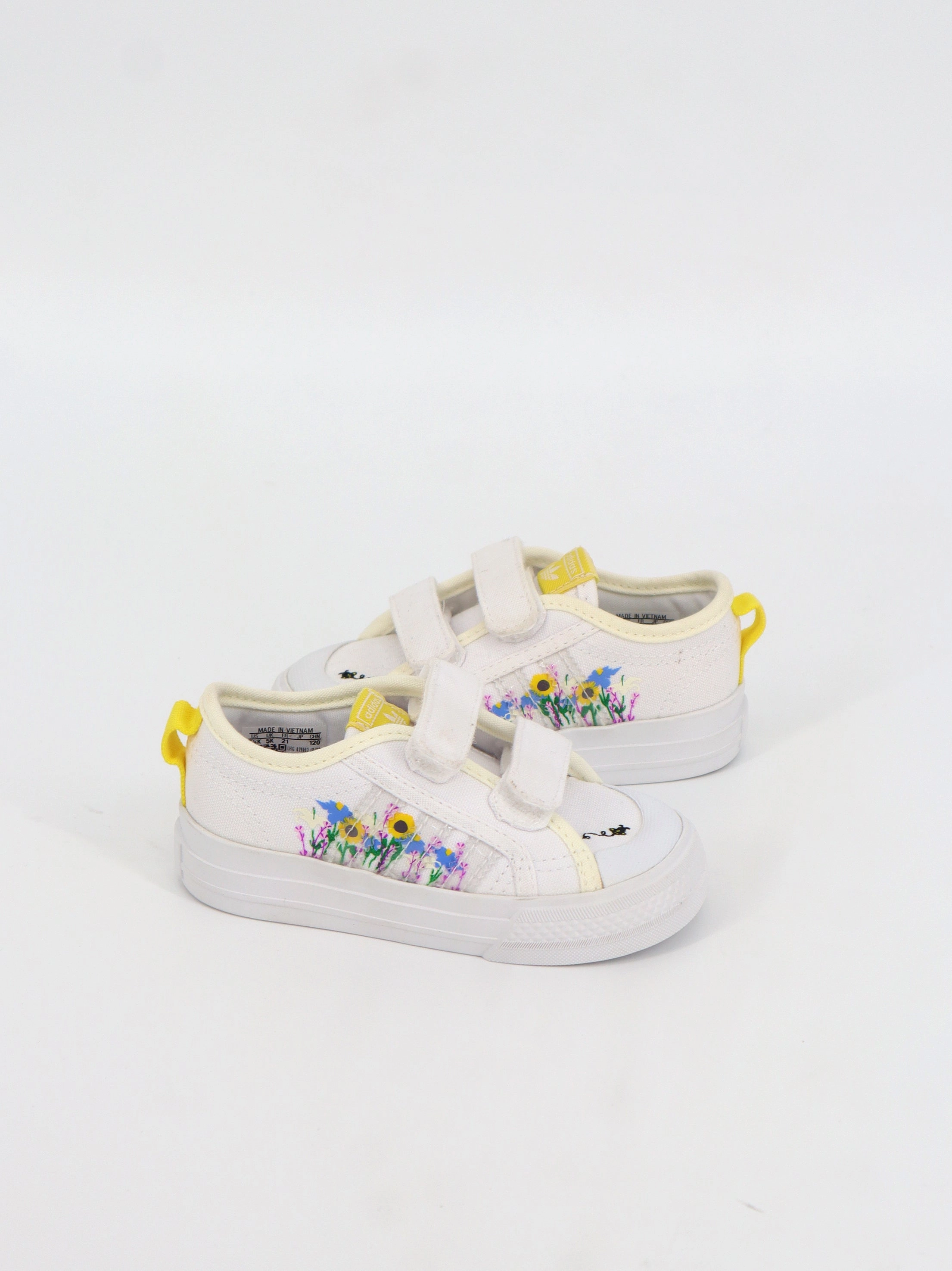 Topshop Espadrille Wedges Kids Girl's Graphic Printed Shoes,White