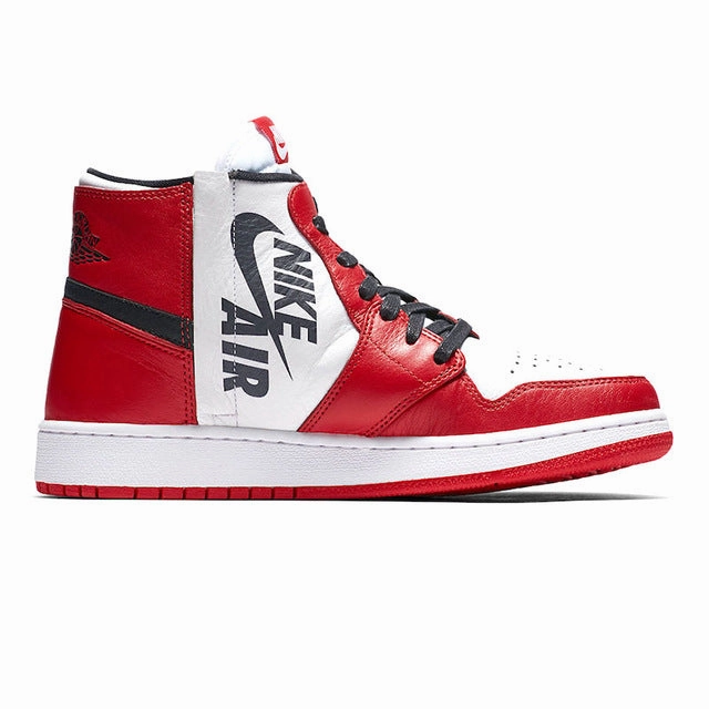 Nike AIR JORDAN 1 REBEL XX OG Women Basketball Shoes, Red & Blue/White & Red, Shock Absorbing  Breathable AT4151 001 AT4151 100 Best Basketball Shoes For Heel Pain