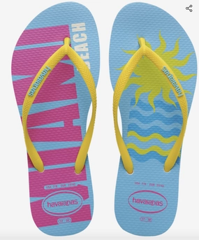 4149534 - Slim Postcard USA Flip Flops Cracked Heels Flip Flops