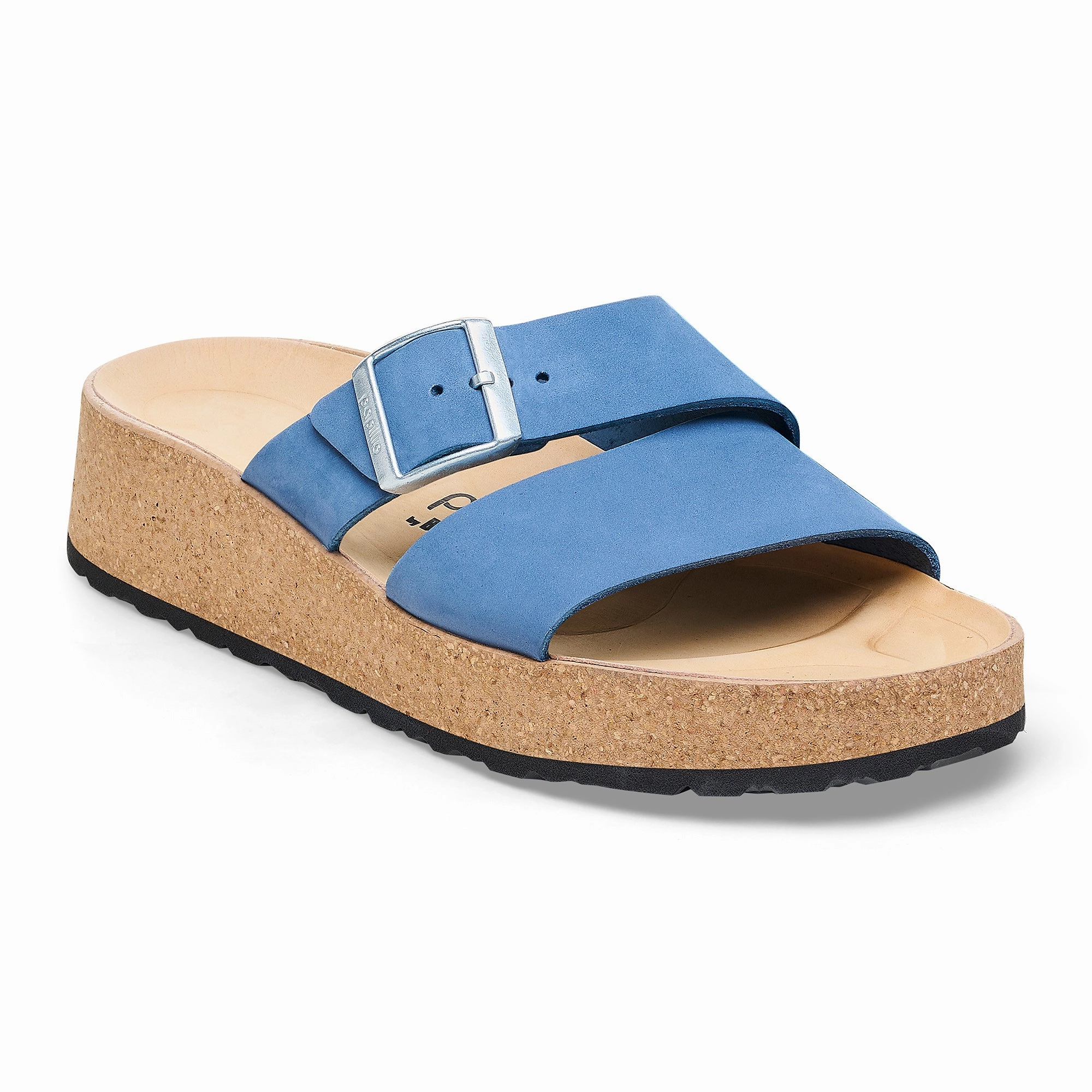 Green Bay Papillio Almina elemental blue nubuck by Birkenstock