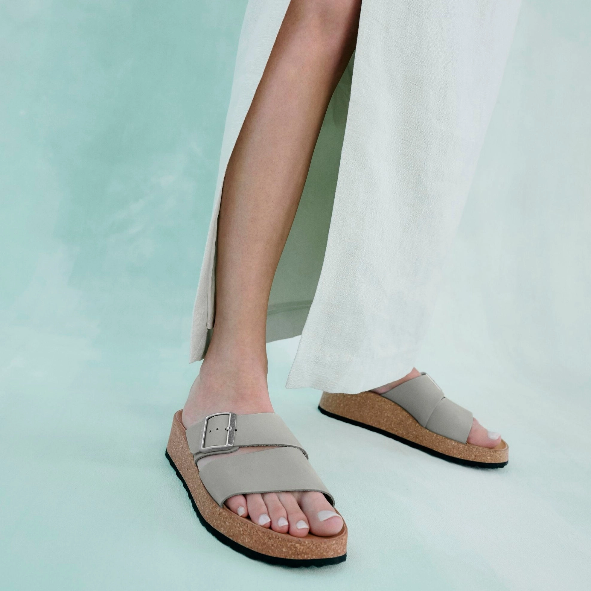 Papillio Almina pure sage nubuck by Birkenstock Zappos Clogs
