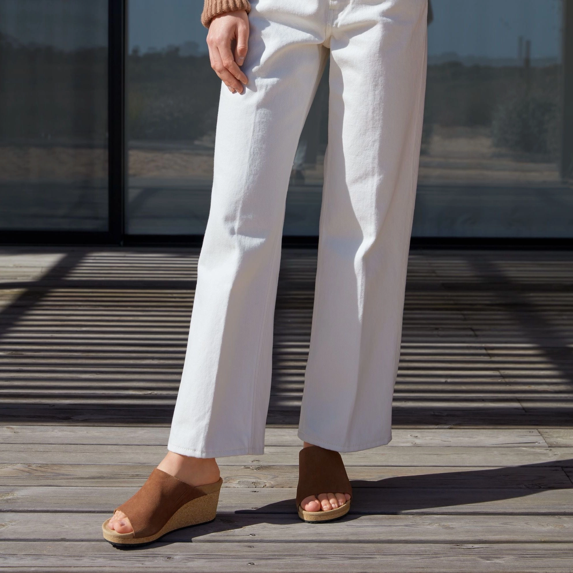 Papillio Namica tea suede by Birkenstock Size 40