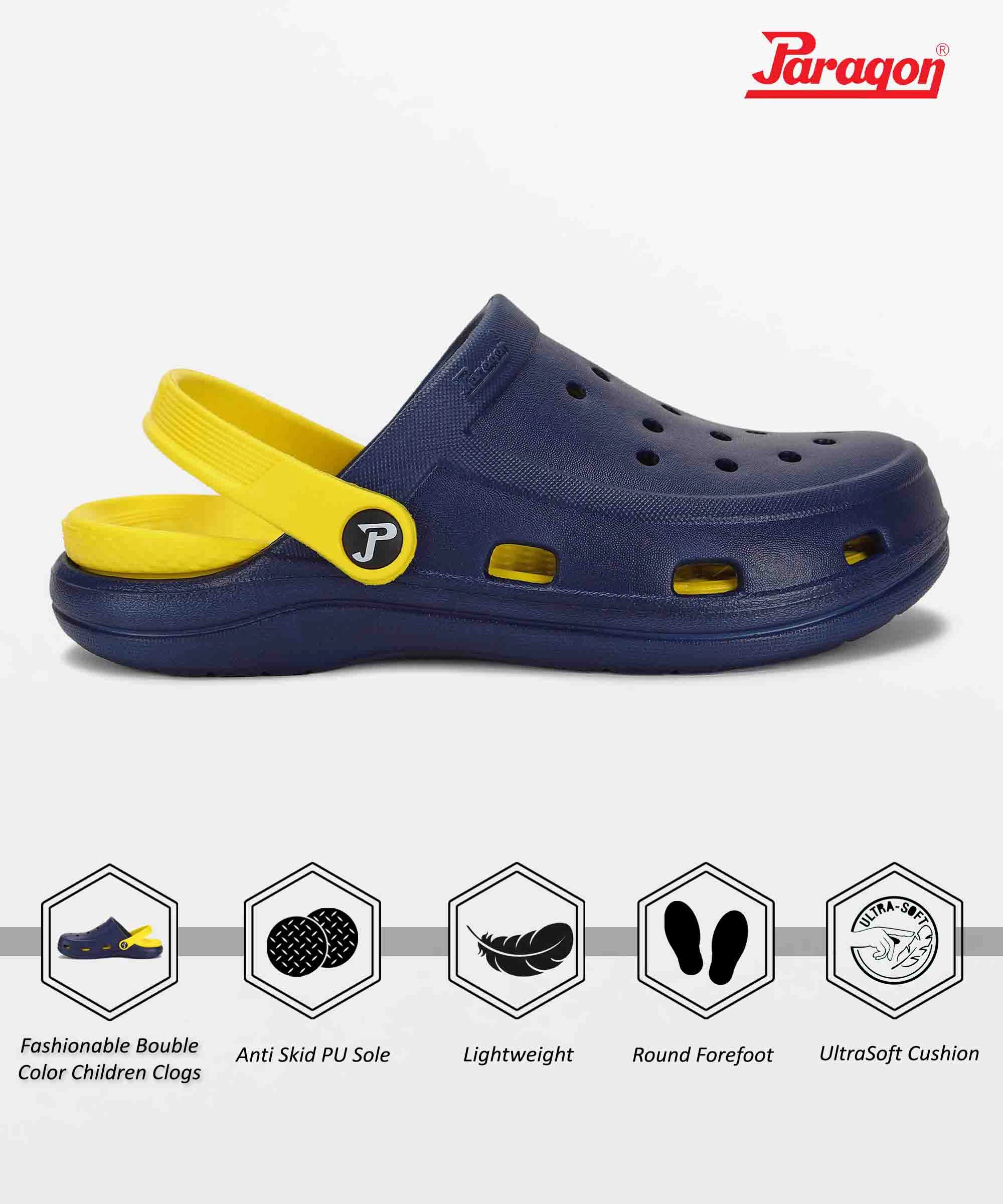 Clogs Birken Paragon EVK8004K Unisex Clogs For Kids | Outdoor and Indoor Casual, Durable Clogs