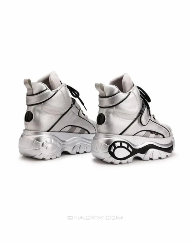 Braided Ankle Boots Cyberpunk Shoes