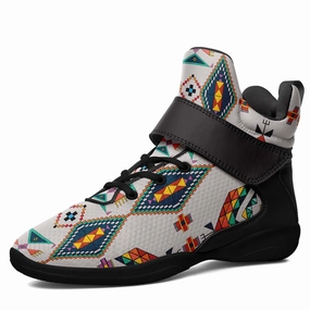 Basketball Shoes Size 43 Travois Tipi Grey Ipottaa Basketball / Sport High Top Shoes - Black Sole