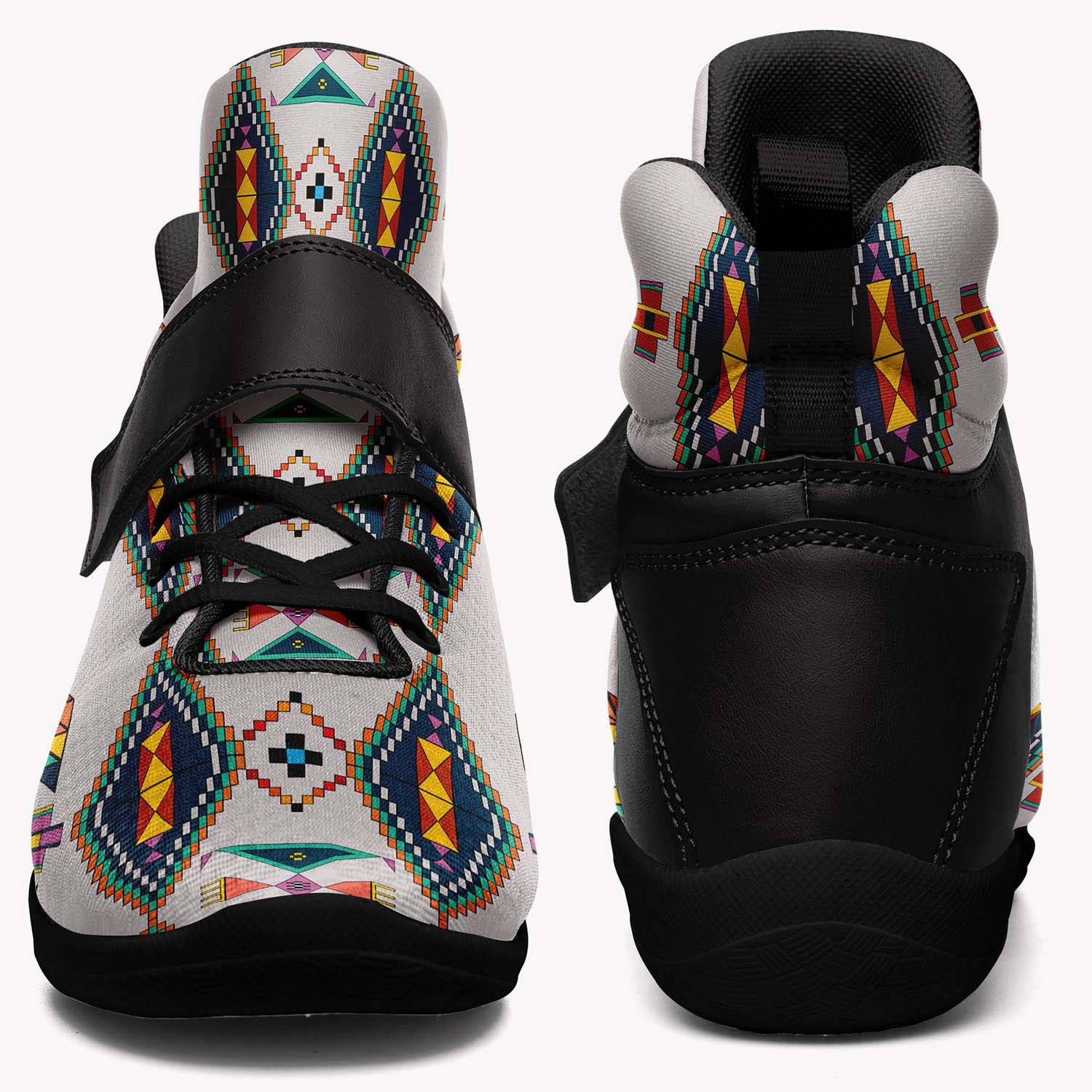 Travois Tipi Grey Ipottaa Basketball / Sport High Top Shoes - Black Sole Sabrinas Basketball