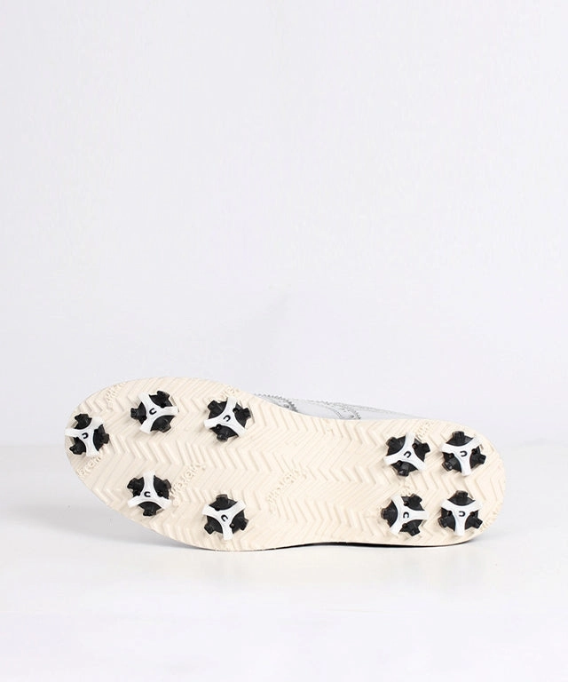 Giclee Unisex No.21 Premium Leather Golf Shoes - Silver