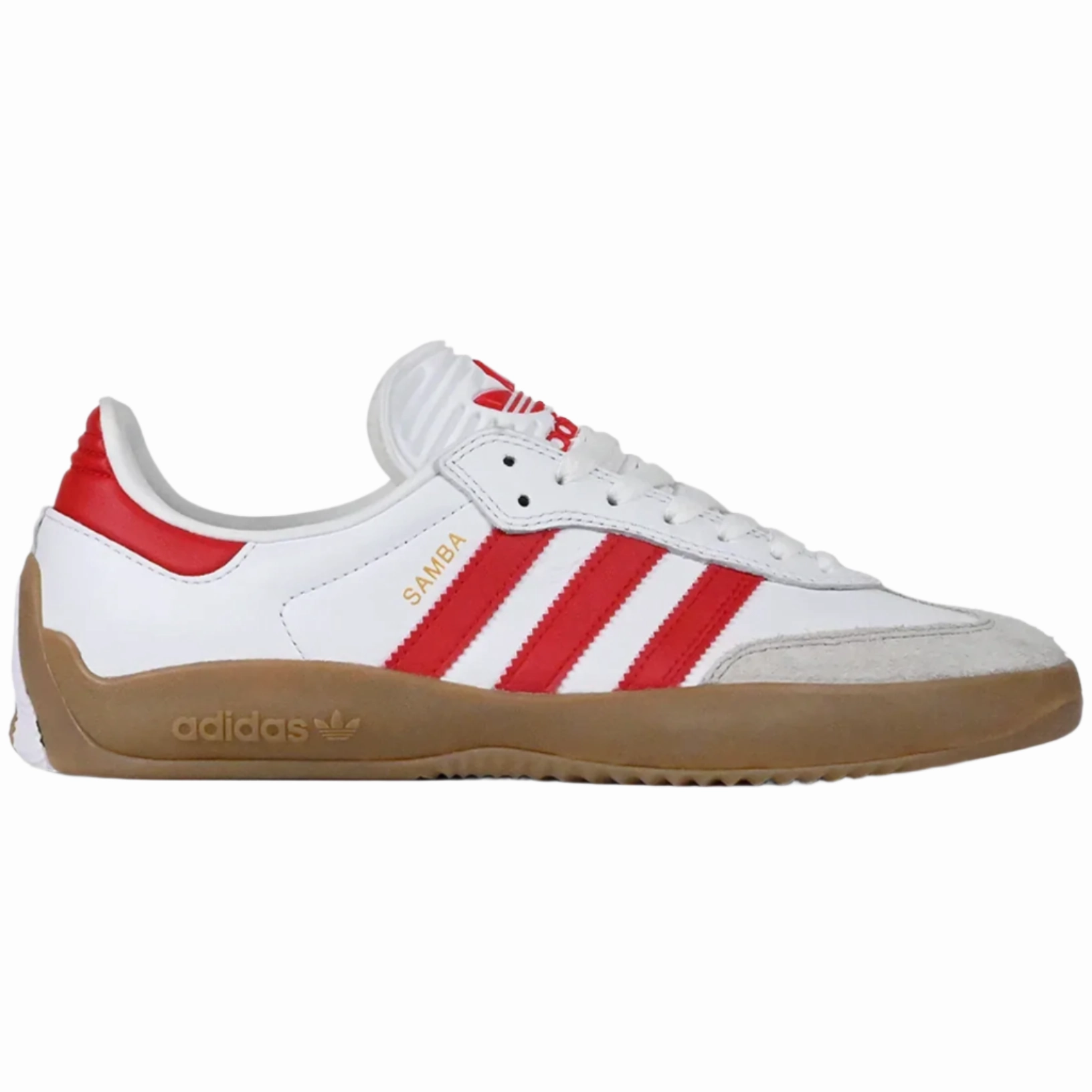 Vasconcellos Skate Adidas - Puig Samba (Cloud White/Better Scarlet/Gum)