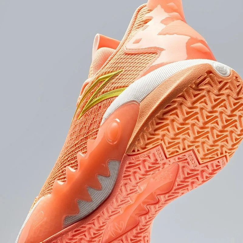 X 16.1 Fg Soccer ANTA Men SHOCK WAVE 5 TEAM V2 Basketball Shoes 9124D1106S-2 -Orange/Orange (Kasut Bola Keranjang Lelaki)