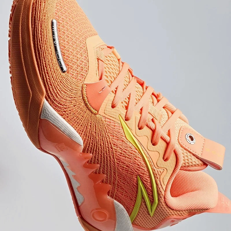 ANTA Men SHOCK WAVE 5 TEAM V2 Basketball Shoes 9124D1106S-2 -Orange/Orange (Kasut Bola Keranjang Lelaki) Soccer Cleats Spikes