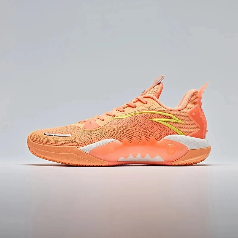 ANTA Men SHOCK WAVE 5 TEAM V2 Basketball Shoes 9124D1106S-2 -Orange/Orange (Kasut Bola Keranjang Lelaki) White Yellow Soccer Cleats