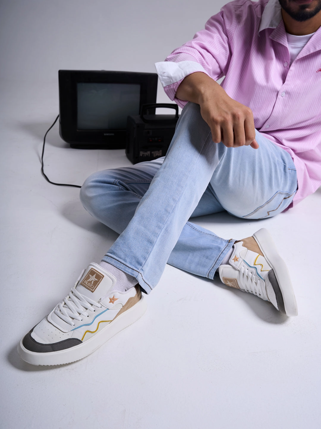 Men Grey Low Top Lightweight Classic Lace-Up Sneaker Shoes|Low Ankle Casual Shoes|All Day Comfortable Sneakers Unc Sneakers