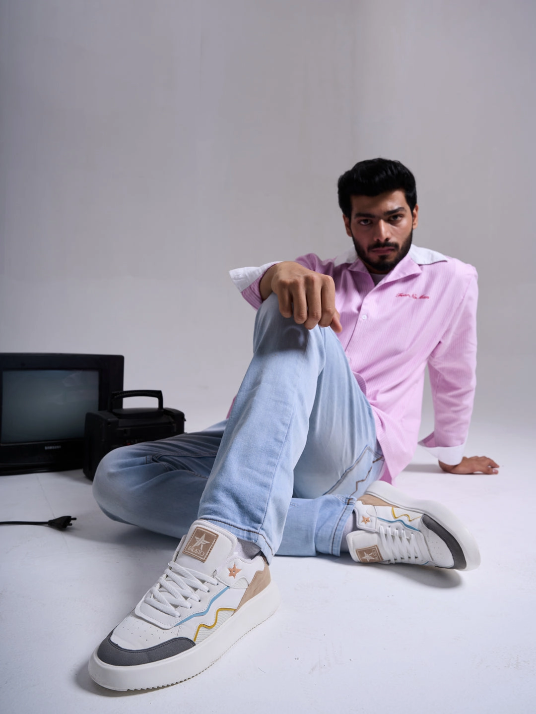 Men Grey Low Top Lightweight Classic Lace-Up Sneaker Shoes|Low Ankle Casual Shoes|All Day Comfortable Sneakers Casual Sneakers With Arch Support