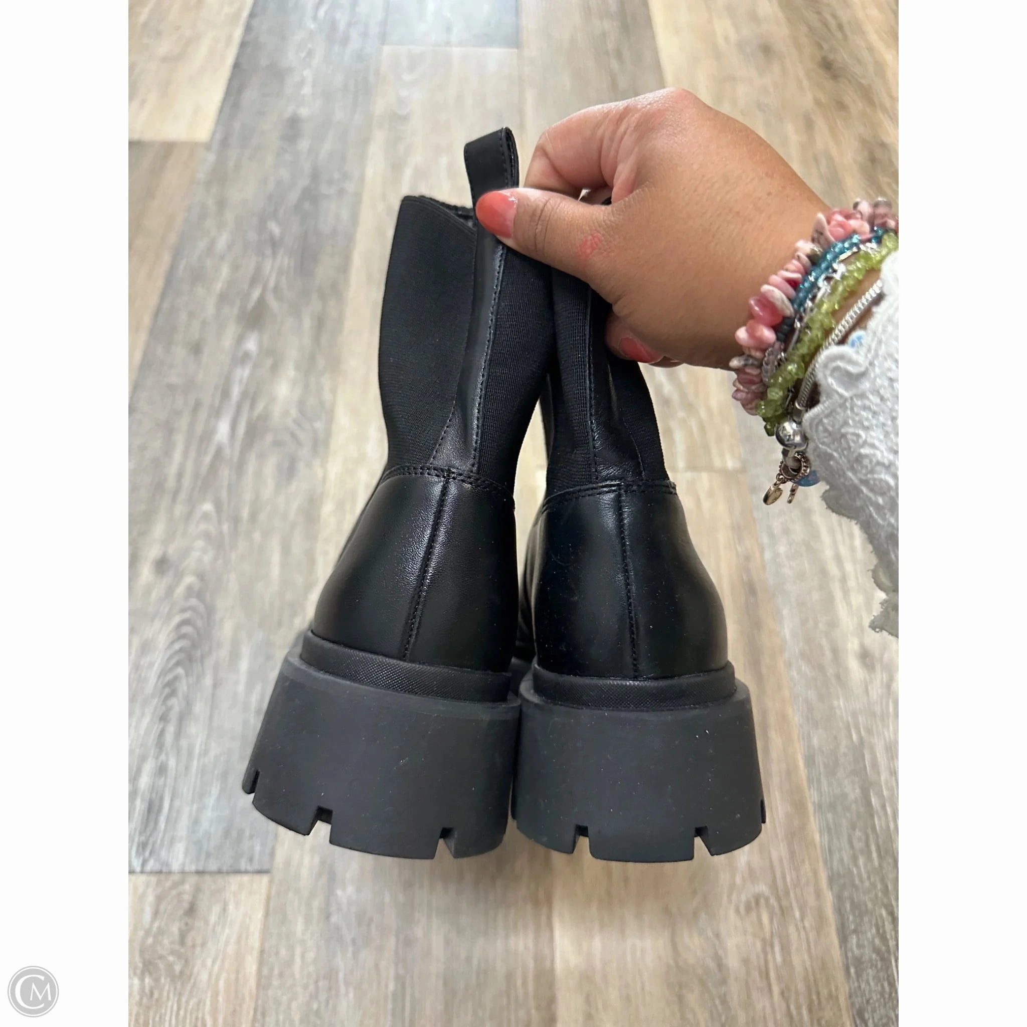 Streetwear Combat Boots Boots Combat By Schutz In Black, Size: 10