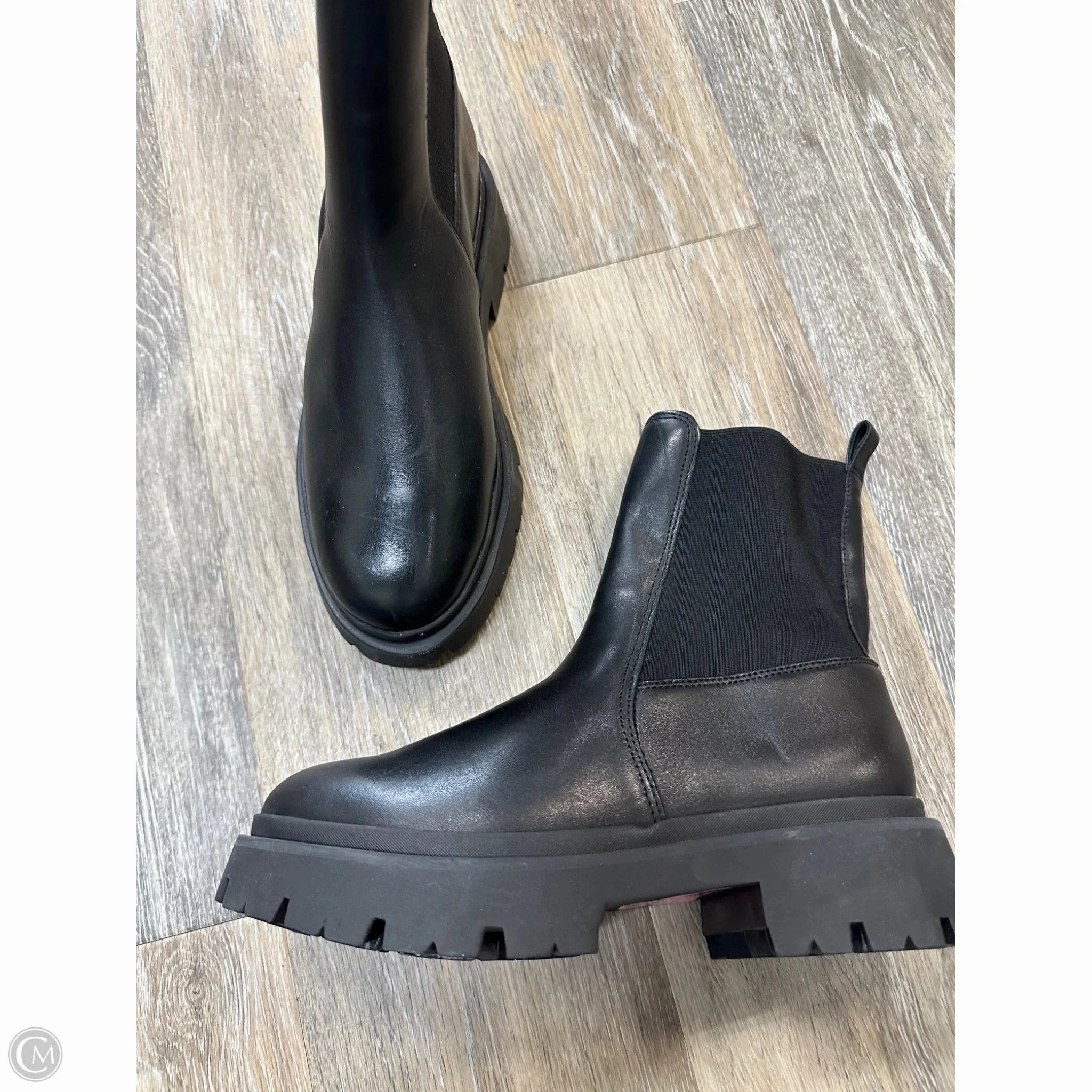 Charrie Combat Boots Boots Combat By Schutz In Black, Size: 10