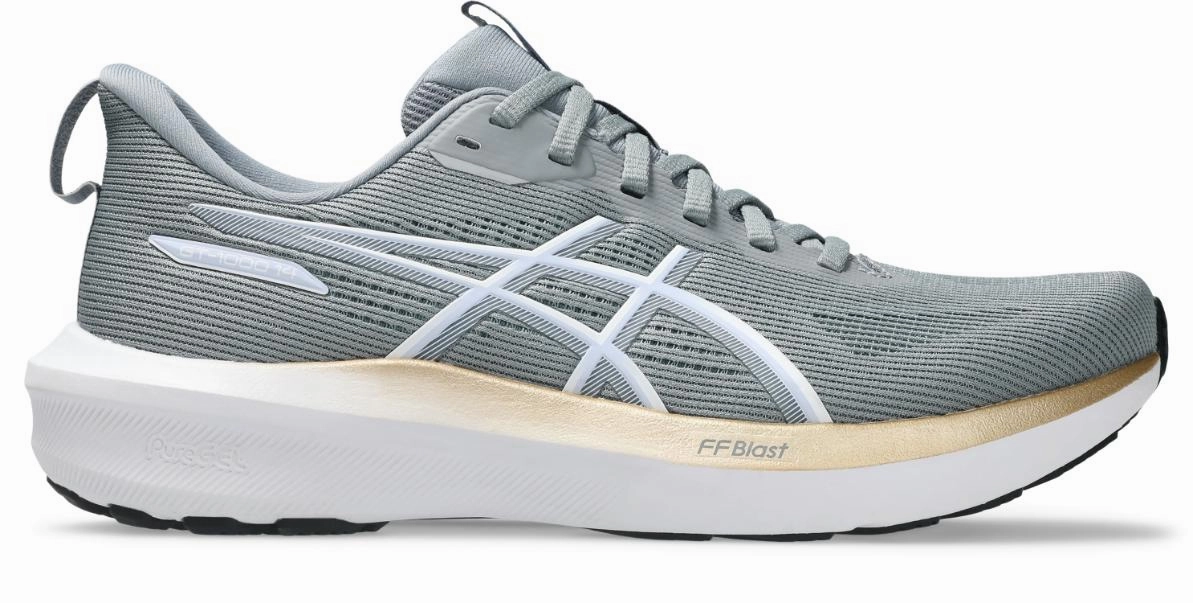 Asics Shoes Original Asics Womens GT 1000 14 (D Wide) - Gravel/White