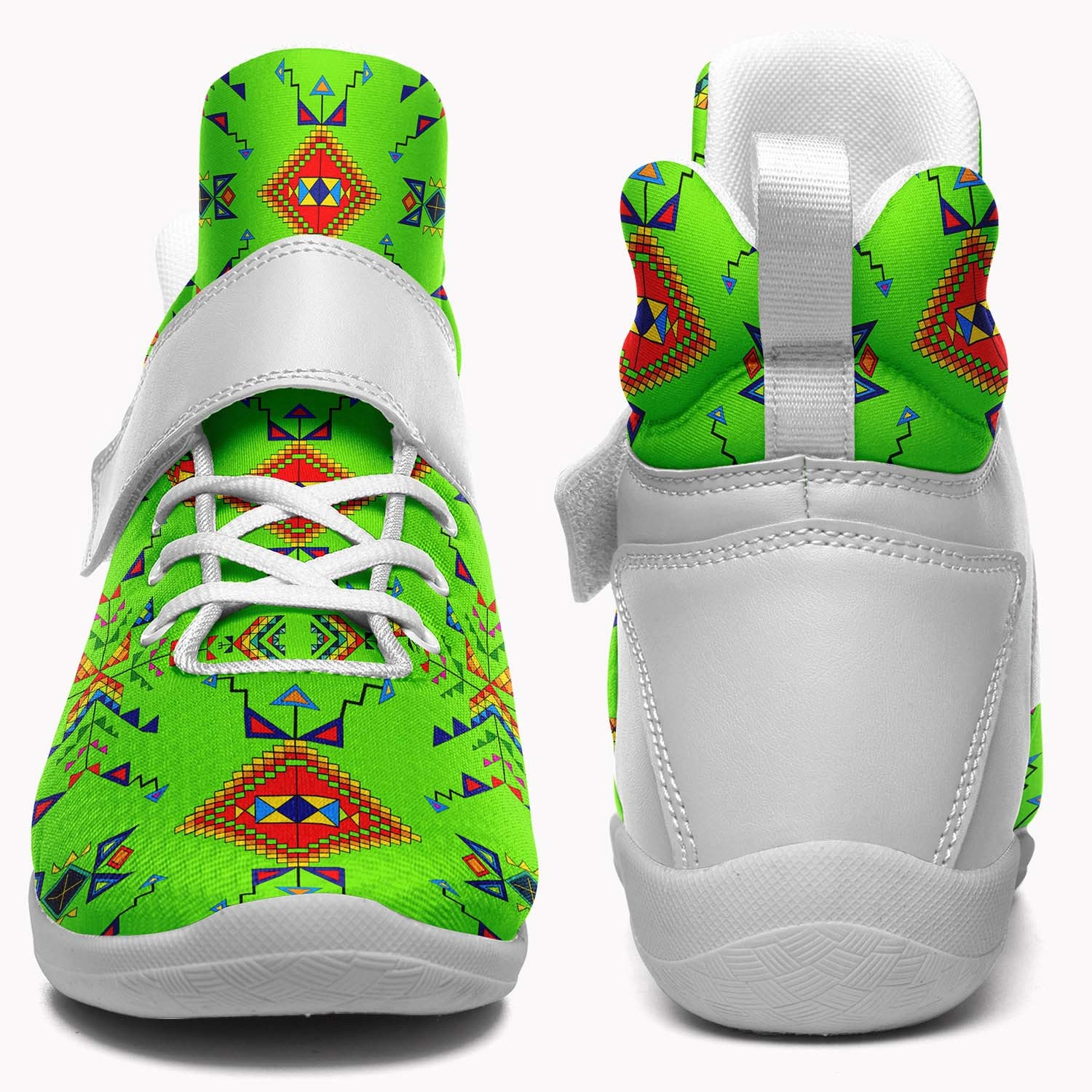 Buffalo Jump Neon Green Ipottaa Basketball / Sport High Top Shoes - White Sole Basketball Shoes Chicago Il