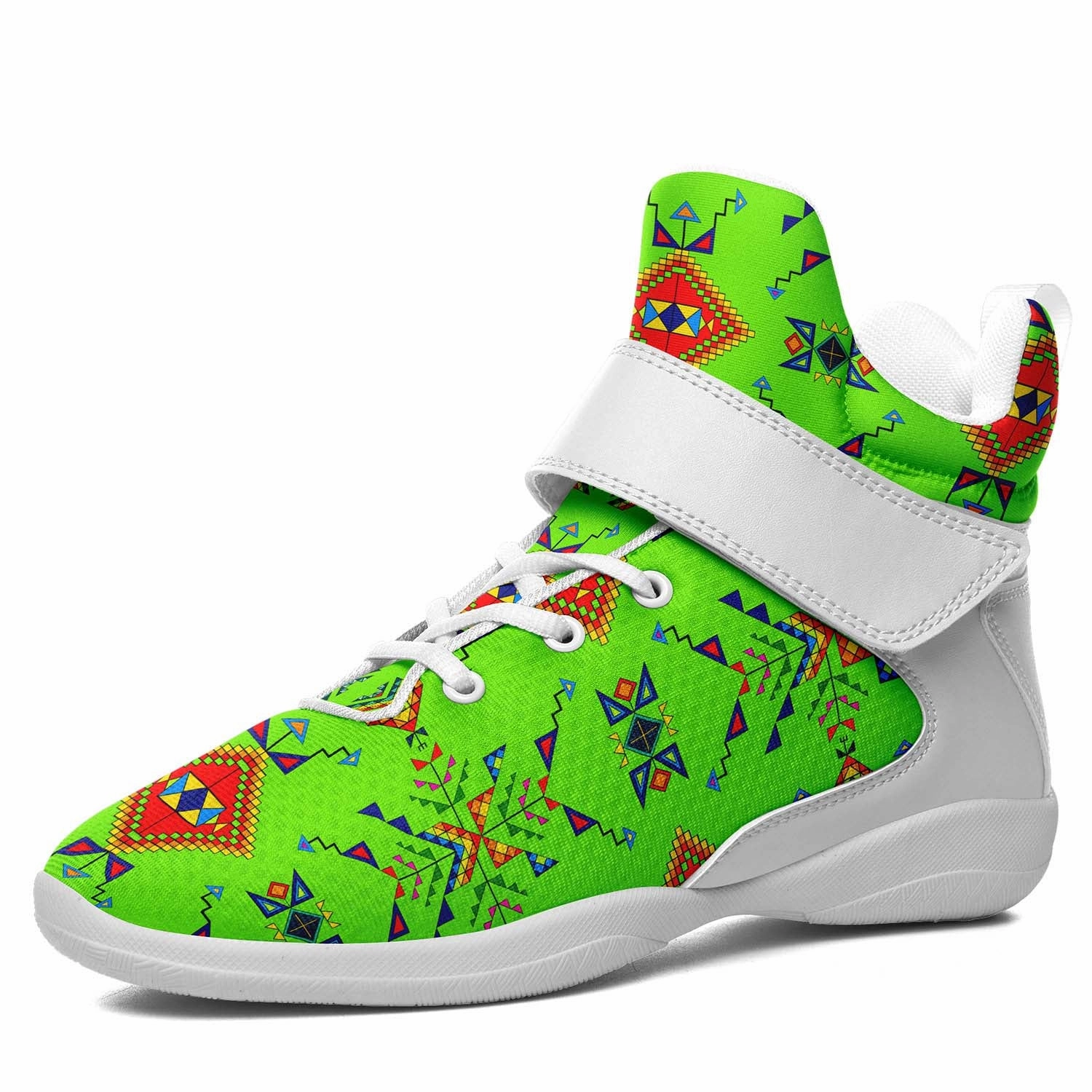 Buffalo Jump Neon Green Ipottaa Basketball / Sport High Top Shoes - White Sole Basketball Shoes 2016 Best