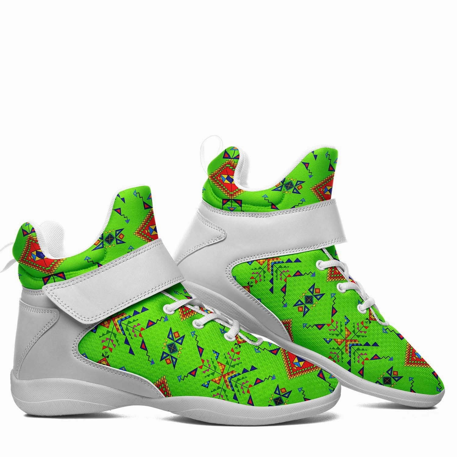 Basketball Shoes Release 2025 Buffalo Jump Neon Green Ipottaa Basketball / Sport High Top Shoes - White Sole