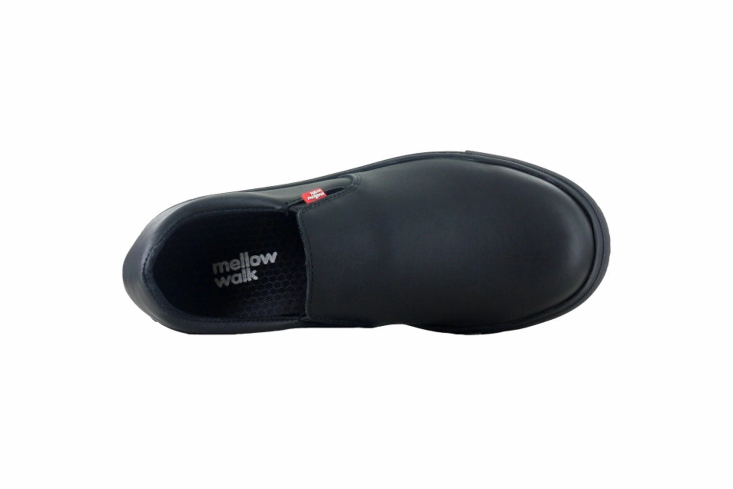 Mellow Walk Womens Jessica EH PR Black Leather Skate-Inspired Work Shoes Canadian Approved Work Boots