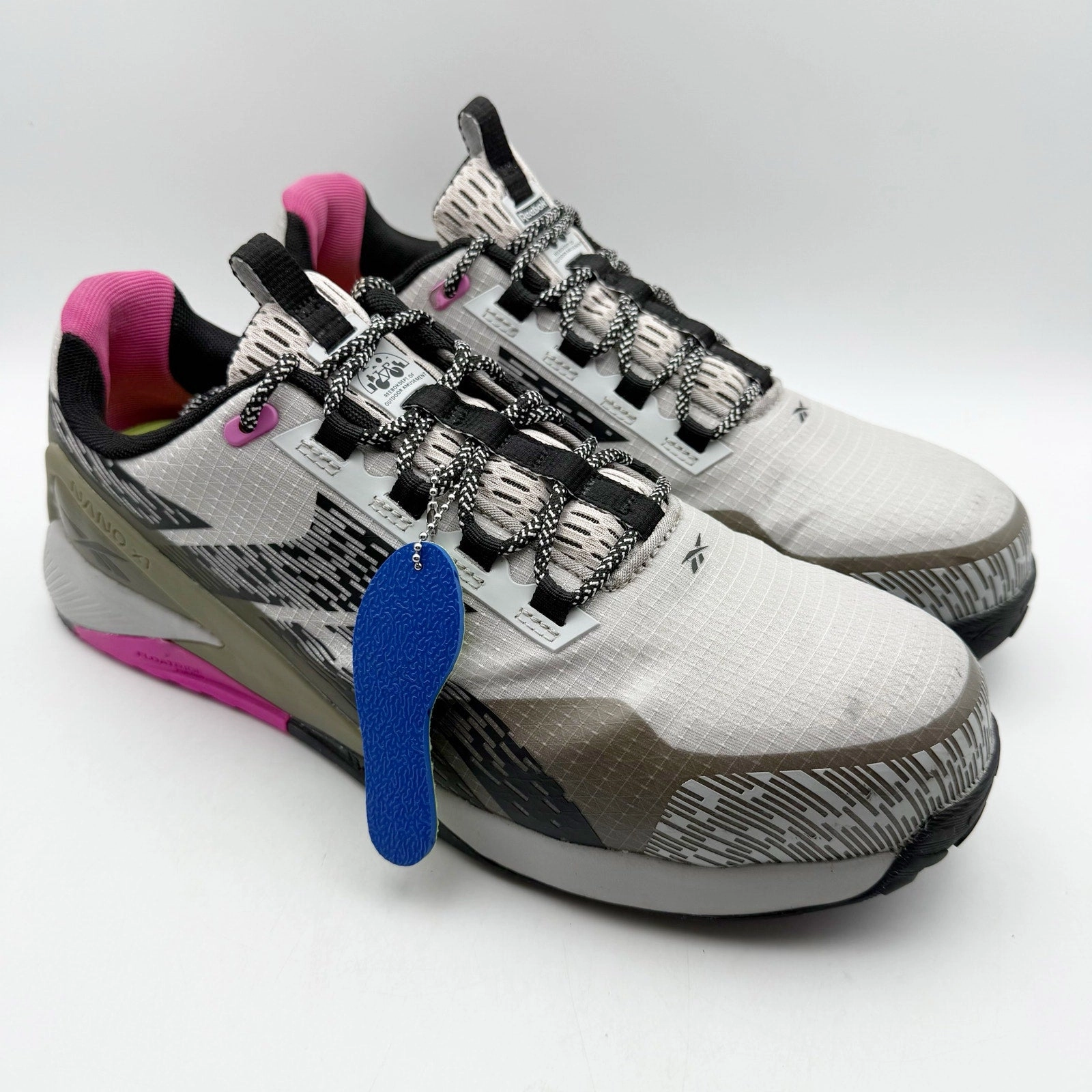 Best Durable Work Boots REEBOK Womens Nano X1 Adventure Comp Toe Work Shoes 12 Wide White Green SR NIB