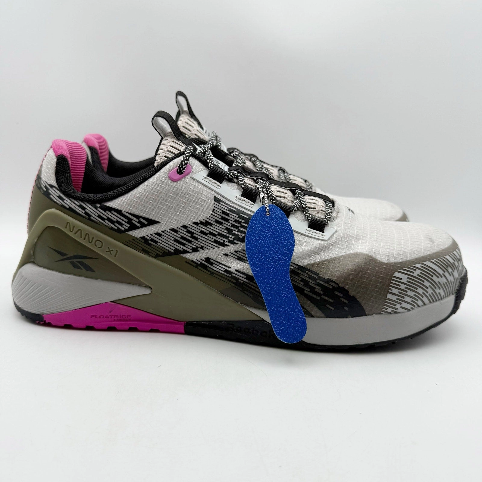 Best Work Boots 2023 REEBOK Womens Nano X1 Adventure Comp Toe Work Shoes 12 Wide White Green SR NIB