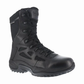 Best Met Guard Work Boots Reebok Men' Stealth Tactical 8" Side Zipper Boot RB8877